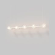 Coral Linear Bar Pendant - Frosted Glass gallery detail image