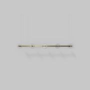 Coral Linear Bar Pendant - Clear Glass gallery detail image