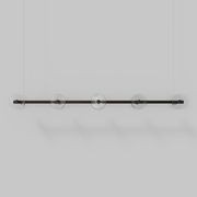 Coral Linear Bar Pendant - Clear Glass gallery detail image