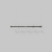 Coral Linear Bar Pendant - Clear Glass gallery detail image