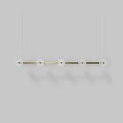 Coral Linear Bar Pendant - Frosted Glass gallery detail image