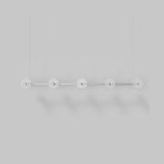 Coral Linear Bar Pendant - Frosted Glass gallery detail image