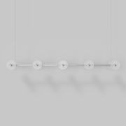 Coral Linear Bar Pendant - Frosted Glass gallery detail image