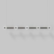 Coral Linear Bar Pendant - Frosted Glass gallery detail image