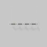 Coral Linear Bar Pendant - Frosted Glass gallery detail image