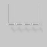 Coral Linear Bar Pendant - Frosted Glass gallery detail image