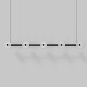 Coral Linear Bar Pendant - Frosted Glass gallery detail image