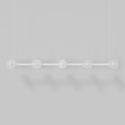 Coral Linear Bar Pendant - Frosted Glass gallery detail image