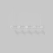 Coral Linear Bar Pendant - Frosted Glass gallery detail image