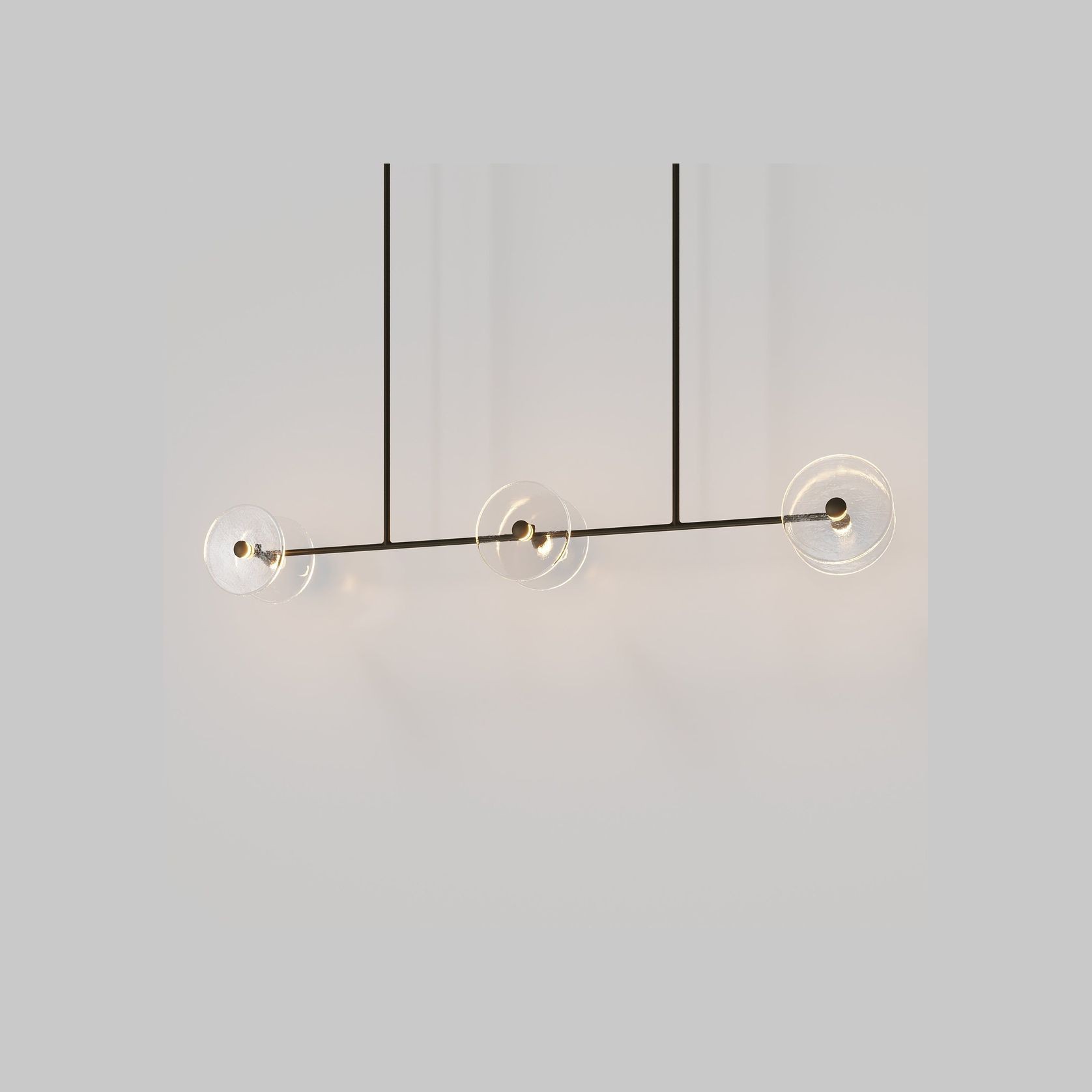 Coral Linear Rod Pendant (Six Coral Pieces) gallery detail image