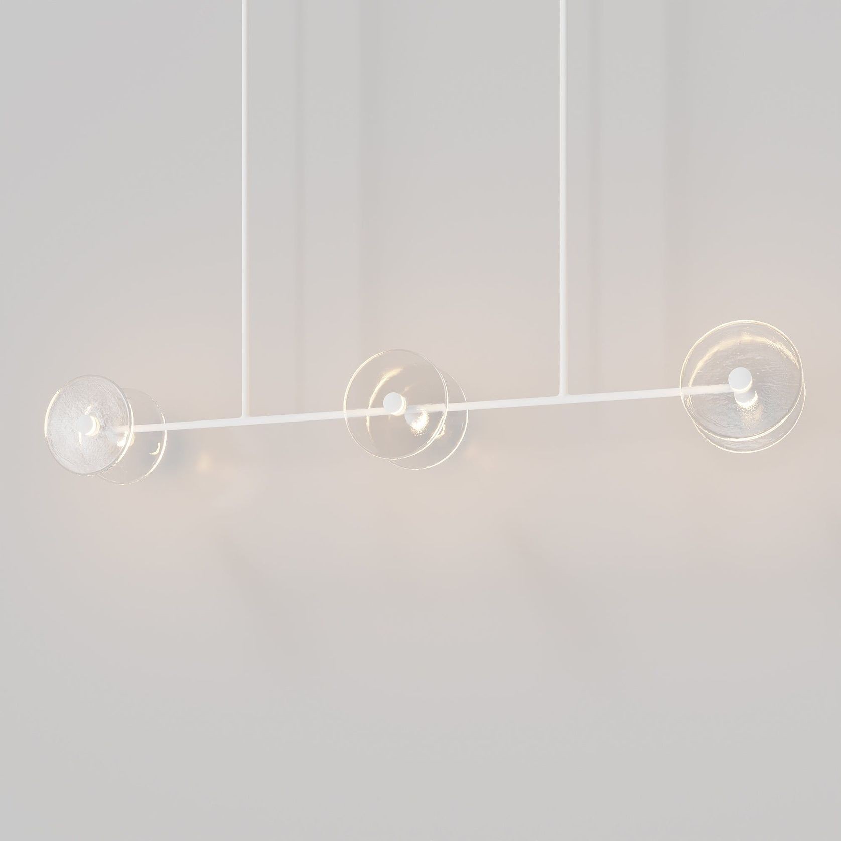 Coral Linear Rod Pendant (Six Coral Pieces) gallery detail image
