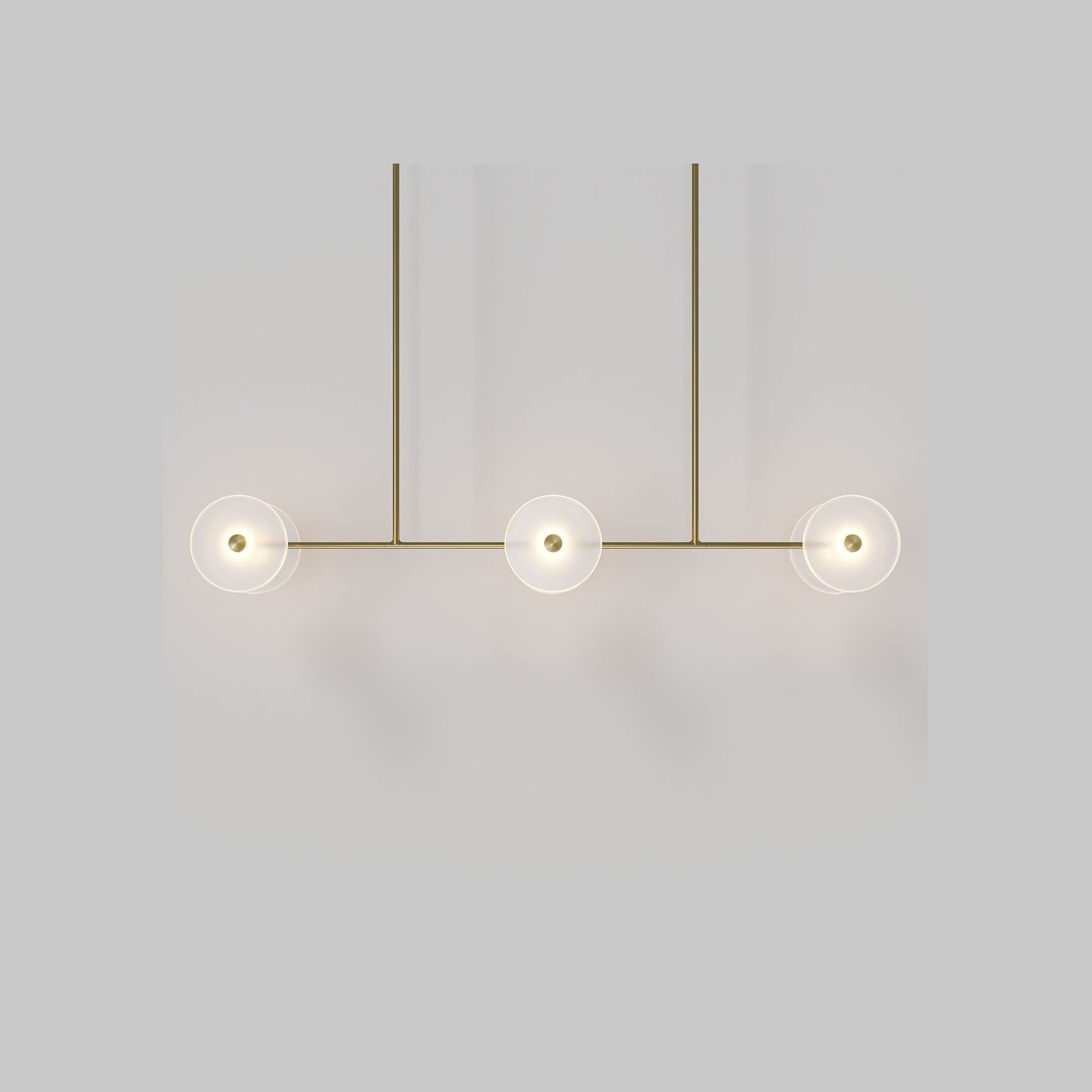 Coral Linear Rod Pendant (Six Coral Pieces) gallery detail image