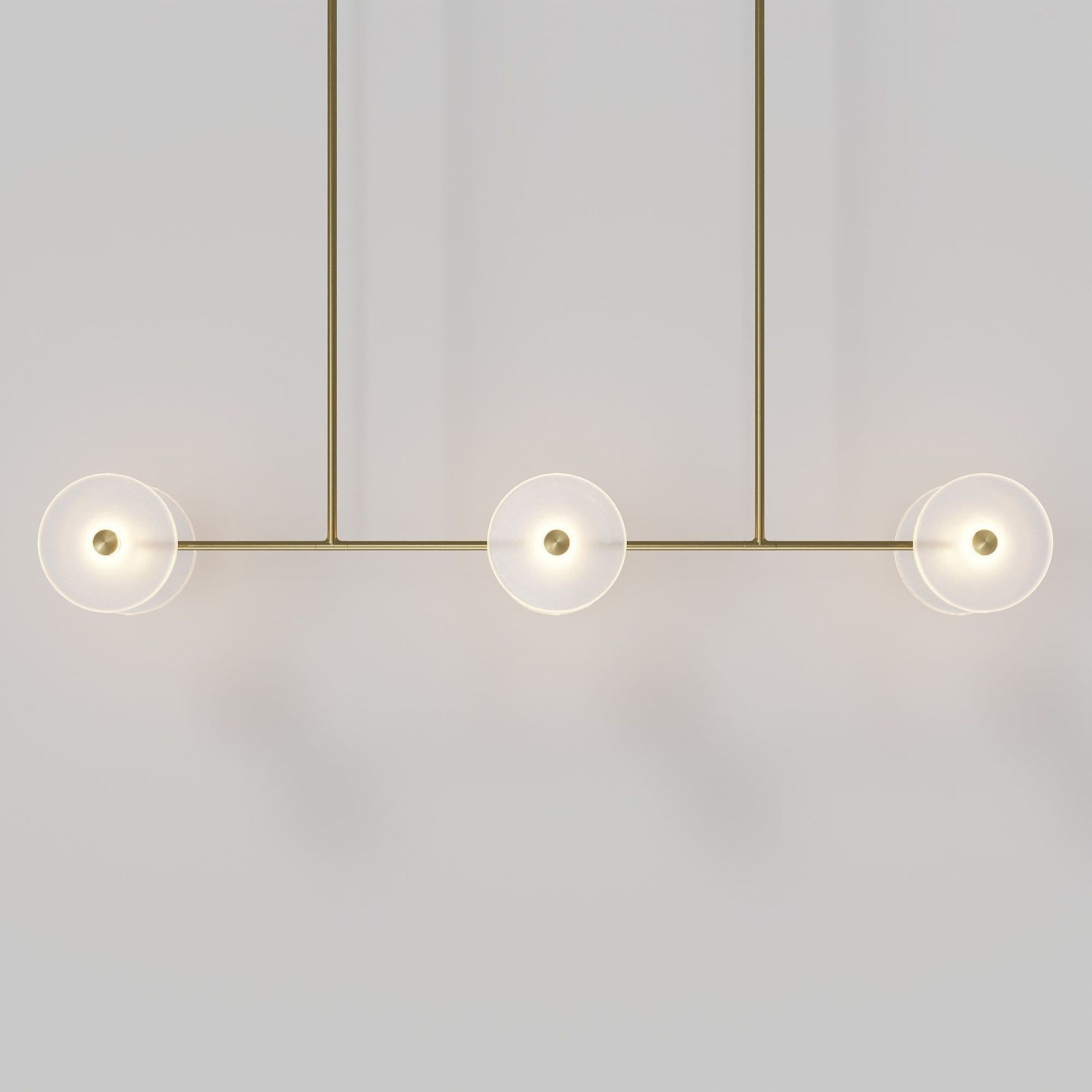Coral Linear Rod Pendant (Six Coral Pieces) gallery detail image