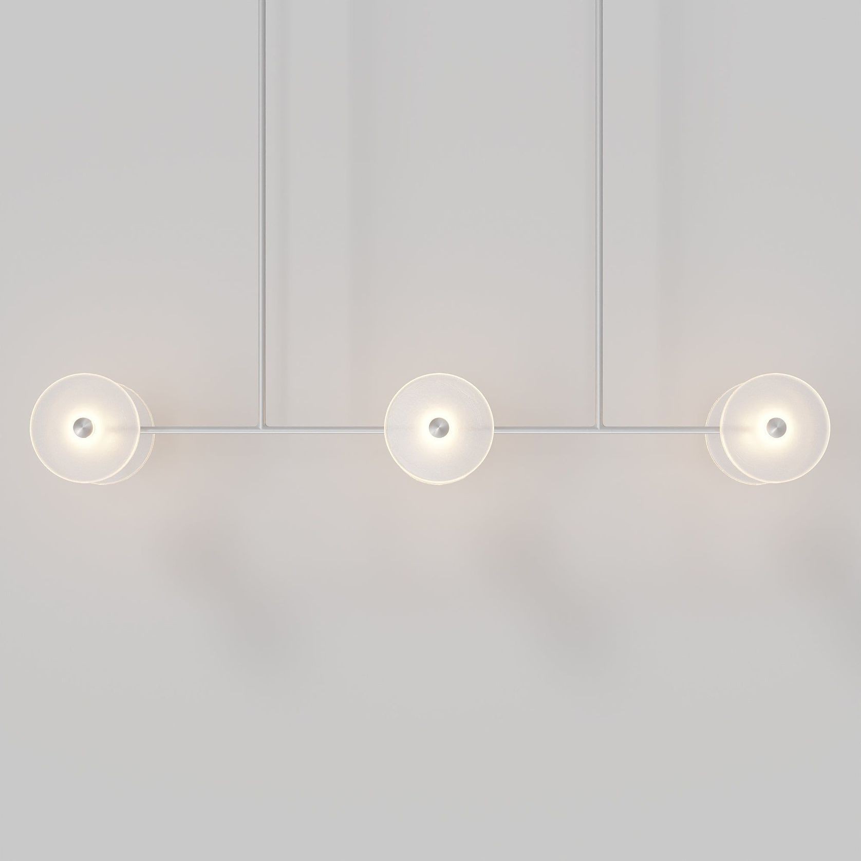 Coral Linear Rod Pendant (Six Coral Pieces) gallery detail image