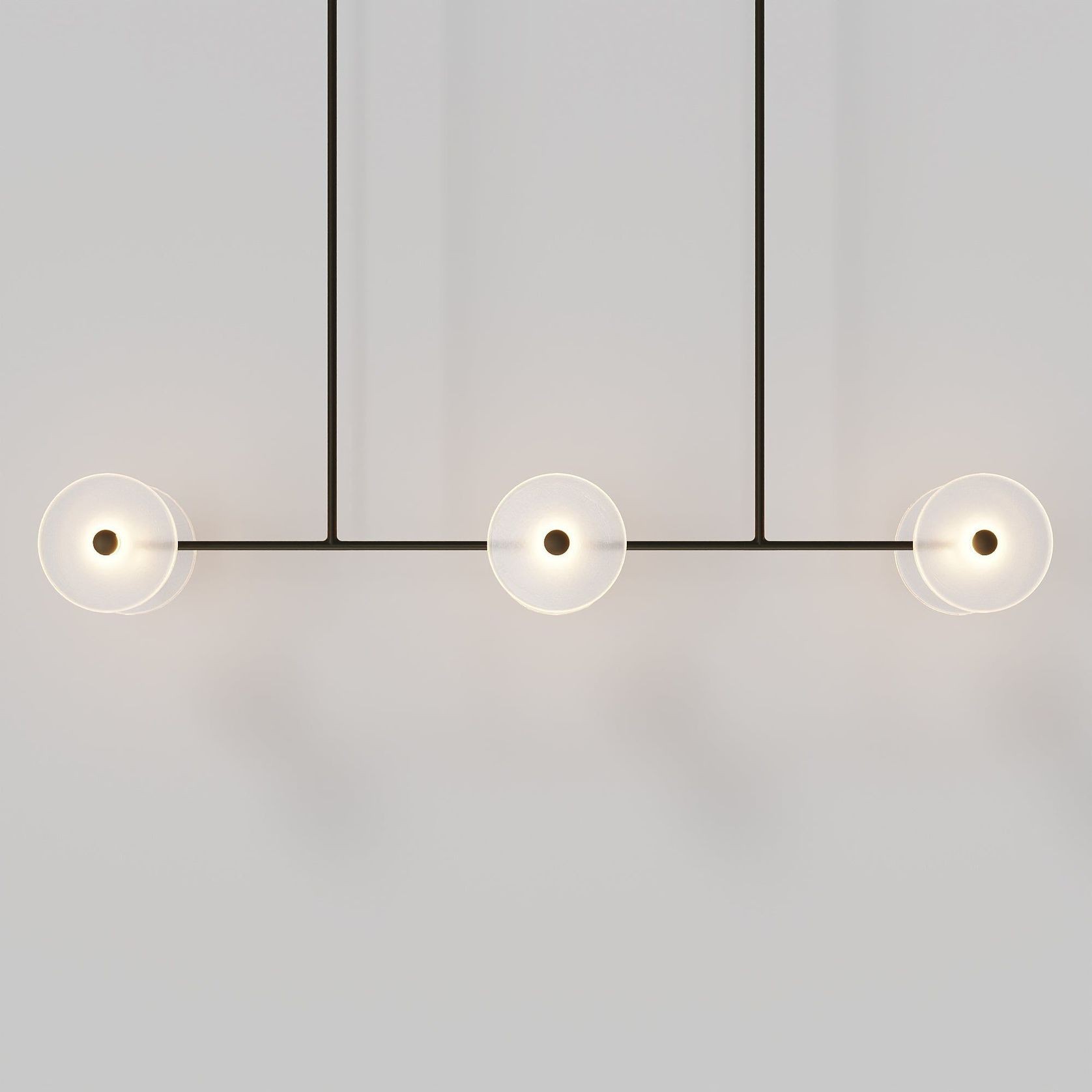 Coral Linear Rod Pendant (Six Coral Pieces) gallery detail image