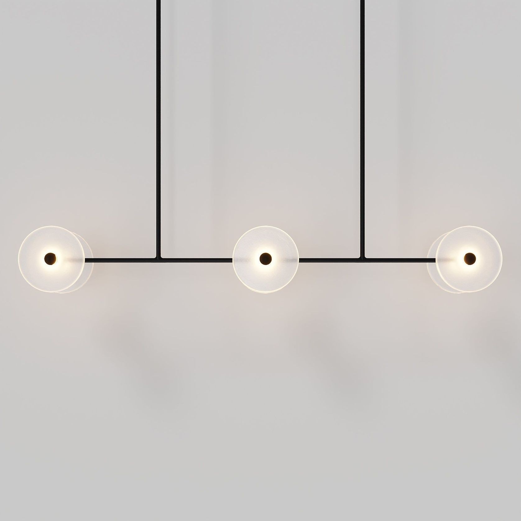 Coral Linear Rod Pendant (Six Coral Pieces) gallery detail image