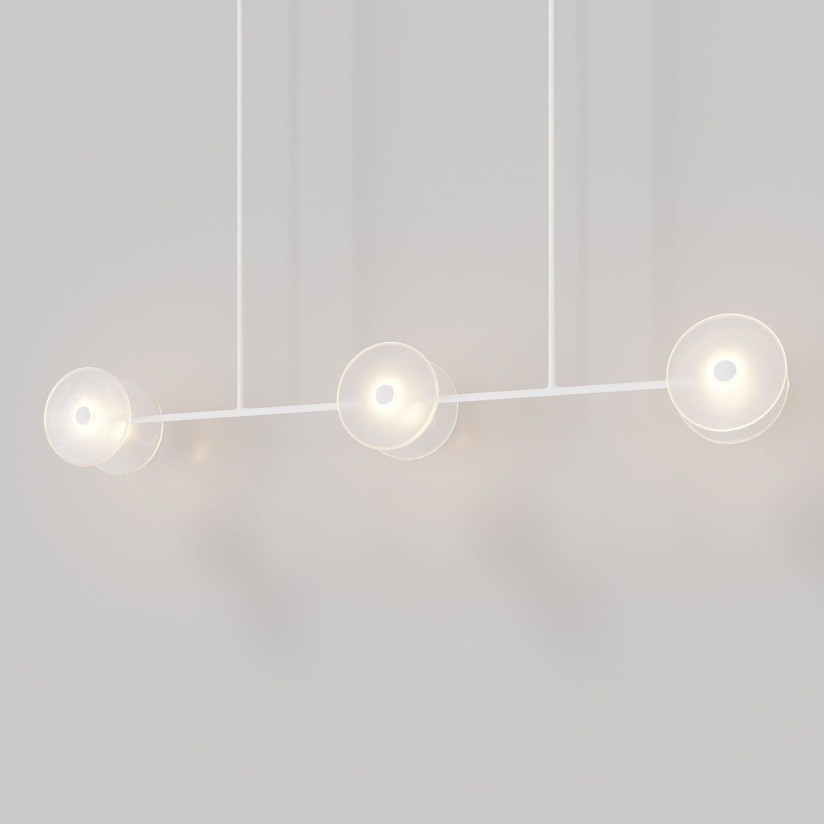 Coral Linear Rod Pendant (Six Coral Pieces) gallery detail image