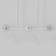 Coral Linear Rod Pendant (Six Coral Pieces) gallery detail image