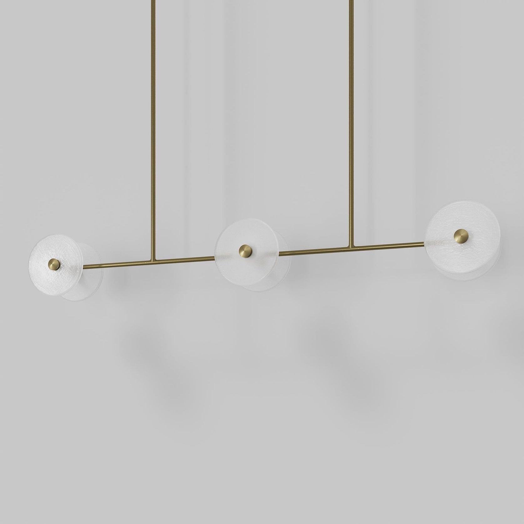 Coral Linear Rod Pendant (Six Coral Pieces) gallery detail image