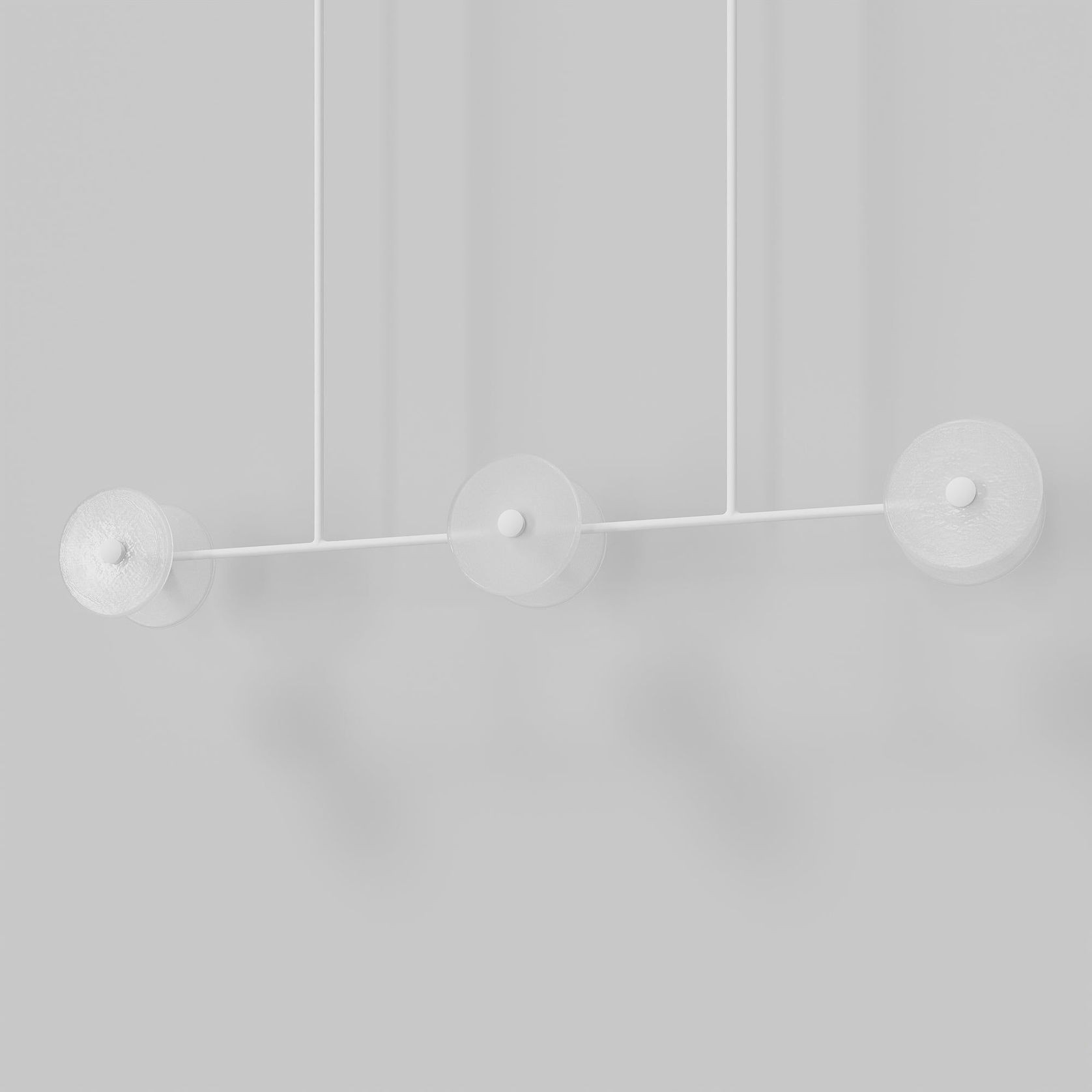 Coral Linear Rod Pendant (Six Coral Pieces) gallery detail image