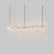 Coral Linear Rod Pendant (Ten Coral Pieces) gallery detail image