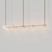 Coral Linear Rod Pendant (Ten Coral Pieces) gallery detail image