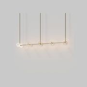 Coral Linear Rod Pendant (Ten Coral Pieces) gallery detail image