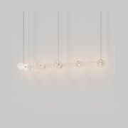 Coral Linear Rod Pendant (Ten Coral Pieces) gallery detail image