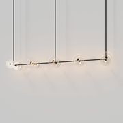 Coral Linear Rod Pendant (Ten Coral Pieces) gallery detail image