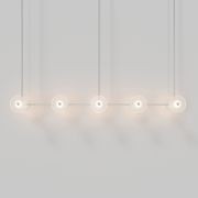 Coral Linear Rod Pendant (Ten Coral Pieces) gallery detail image