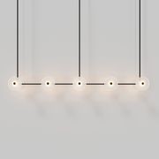 Coral Linear Rod Pendant (Ten Coral Pieces) gallery detail image