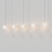 Coral Linear Rod Pendant (Ten Coral Pieces) gallery detail image