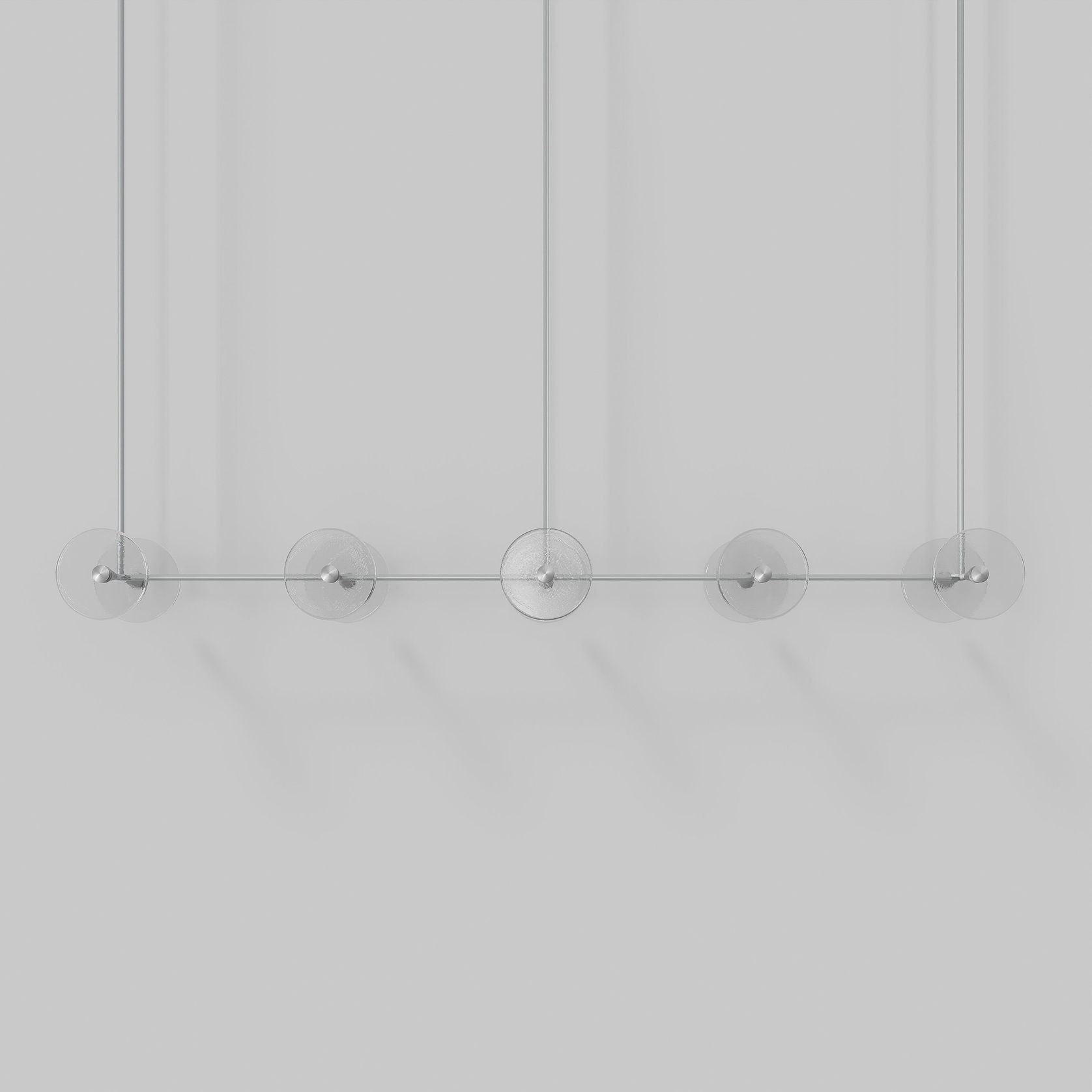 Coral Linear Rod Pendant (Ten Coral Pieces) gallery detail image
