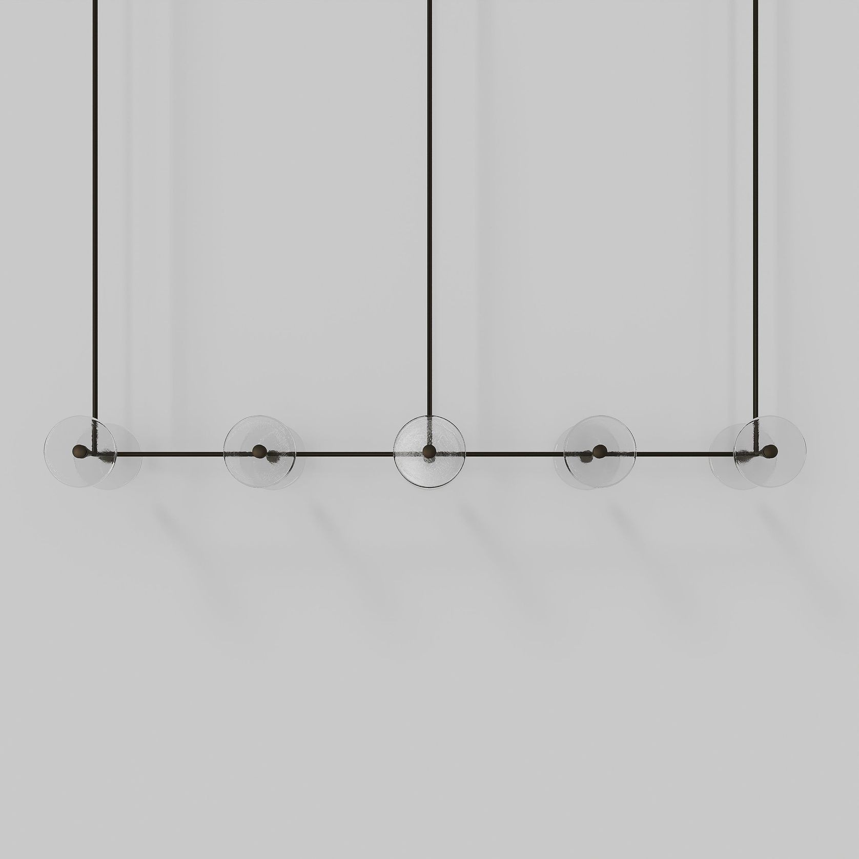 Coral Linear Rod Pendant (Ten Coral Pieces) gallery detail image