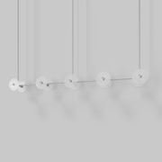 Coral Linear Rod Pendant (Ten Coral Pieces) gallery detail image