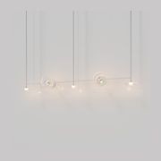 Coral Linear Rod Pendant (Seven Coral Pieces) gallery detail image