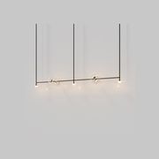 Coral Linear Rod Pendant (Seven Coral Pieces) gallery detail image