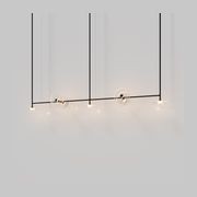 Coral Linear Rod Pendant (Seven Coral Pieces) gallery detail image