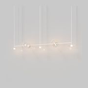 Coral Linear Rod Pendant (Seven Coral Pieces) gallery detail image