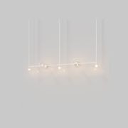 Coral Linear Rod Pendant (Seven Coral Pieces) gallery detail image