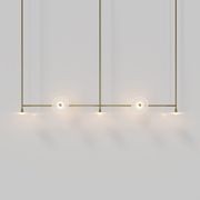 Coral Linear Rod Pendant (Seven Coral Pieces) gallery detail image