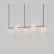 Coral Linear Rod Pendant (Seven Coral Pieces) gallery detail image