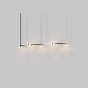 Coral Linear Rod Pendant (Seven Coral Pieces) gallery detail image