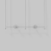 Coral Linear Rod Pendant (Seven Coral Pieces) gallery detail image