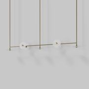 Coral Linear Rod Pendant (Seven Coral Pieces) gallery detail image