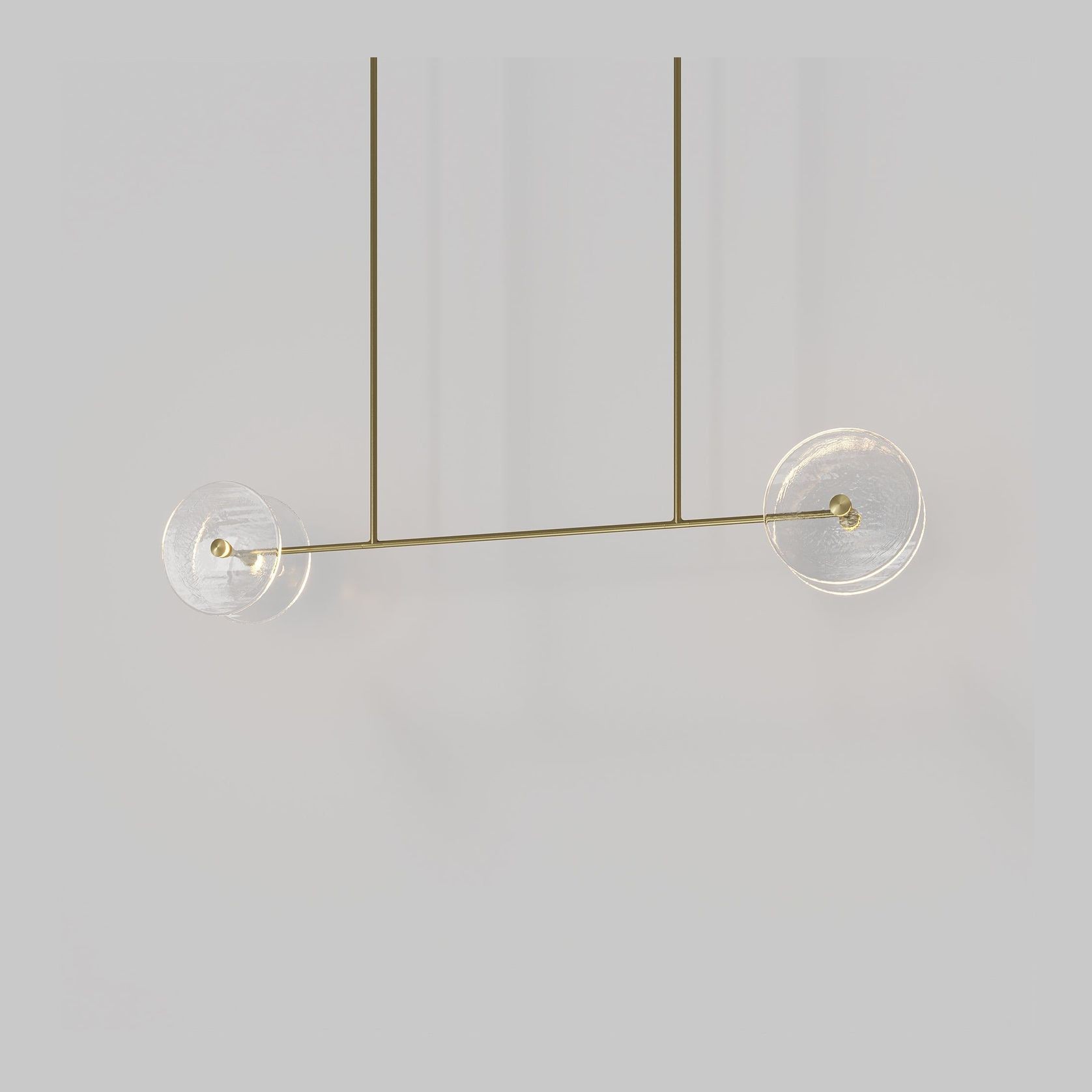 Coral Linear Rod Pendant ( Four Coral Pieces ) gallery detail image