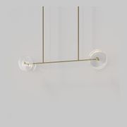 Coral Linear Rod Pendant ( Four Coral Pieces ) gallery detail image