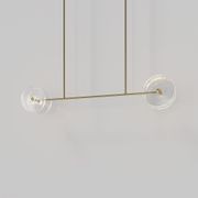 Coral Linear Rod Pendant ( Four Coral Pieces ) gallery detail image