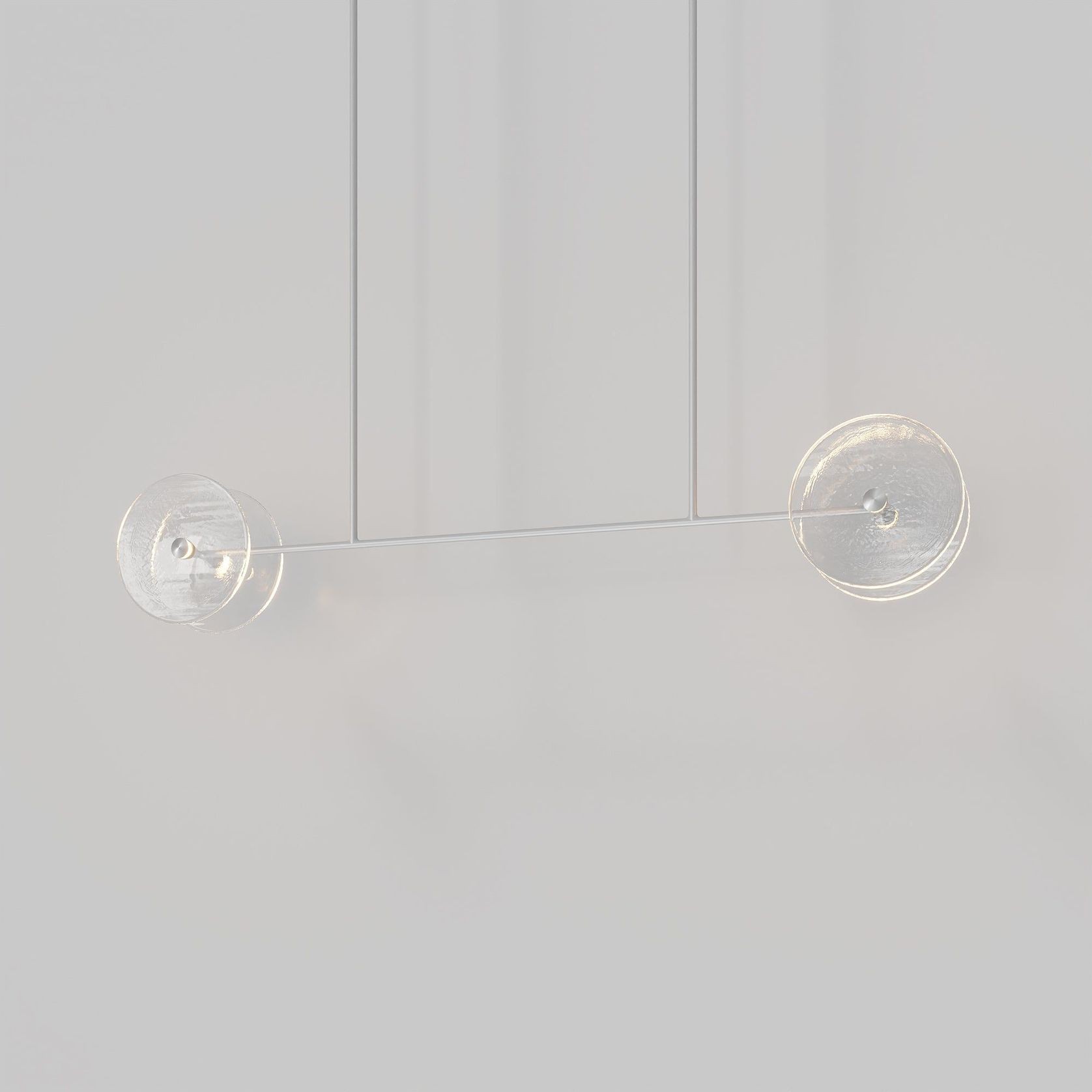 Coral Linear Rod Pendant ( Four Coral Pieces ) gallery detail image