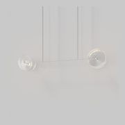 Coral Linear Rod Pendant ( Four Coral Pieces ) gallery detail image